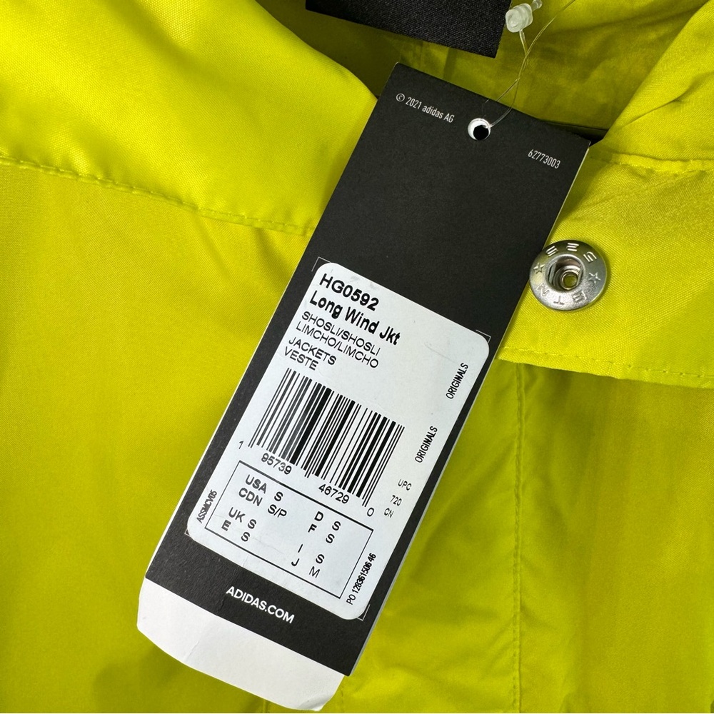 Adidas x Ivy Park x Peloton Yellow Long Wind Jacket (small | new with t… - Picture 5 of 12